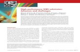 High-performance SERS substrates: Advances and challenges
