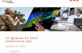 Q1 2017 Rockwell Collins, Inc. Earnings Conference Call