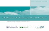 PPC Technical Guidance for the treatment of Landfill Leachate