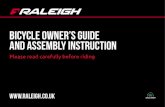 BICYCLE OWNER'S GUIDE and ASSEMBLY INSTRUCTION