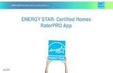 ENERGY STAR®Certified Homes RaterPRO App