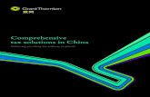 Comprehensive tax solutions in China
