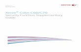 Xerox® Color C60/C70 Security Function Supplementary Guide V1.1
