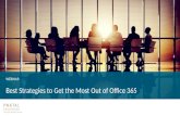 Webinar: Best Strategies to Get the Most Out of Office 365