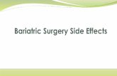 Bariatric Surgery Side Effects Long Term