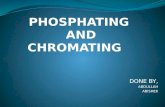 Phosphating and chromating