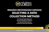 7. Selecting a data collection method