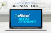 Your Secret Business Tool: The eVoice Auto Attendant
