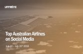 Social Media Report - Airlines (Australia) July 2016