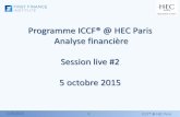 Slides session live 2 - Analyse financière - HEC