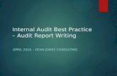 Audit report writing 5
