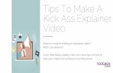 Tips To Make A Kickass Explainer Video | Toolbox-Studios
