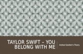 Taylor swift – you belong with me