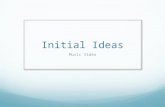Initial ideas music video
