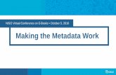 Nilges Making The Metadata Work NISO Virtual Conference Ebooks