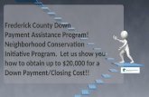 $20,000 Frederick County MD Down Payment Assistance Program