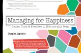 Managing for Happiness by Jurgen Appelo at DCSUG on 8/9/2016
