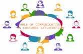 Role of communication in customer satisfaction