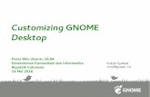 Customizing GNOME Desktop