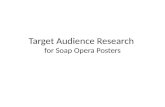 Target audience research posters