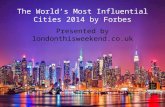 The World’s Most Influential Cities 2014 By Forbes