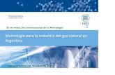 Metrologia para la industria del gas natural en la Argentina-Lic Juan ...