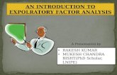 An Introduction to Factor analysis ppt