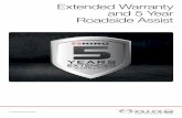 Extended Warranty and 5 Year Roadside Assist