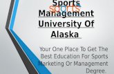 Alaska Sports Management University For Getting Best Education