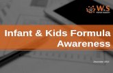 Infant&kids formula awareness