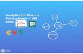 Analytics for Finance Professionals in Excel