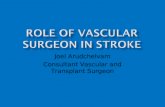 Role of vascular surgeon in stroke