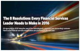 Financial Services Resolutions for 2016
