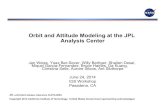 Orbit and Attitude Modeling at the JPL Analysis Center