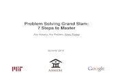 7-step approach to problem solving - MIT