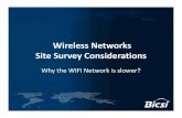 Wireless Networks Site Survey Considerations