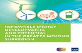 Renewable Energy Developments and Potential in the Greater ...