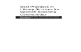 Best Practices in Library Services for the Spanish Speaking ...