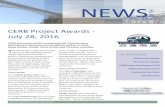 CERB Project Awards - July 28, 2016