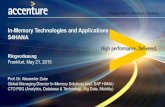 In-Memory Technologies and Applications S4HANA Ringvorlesung