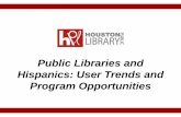 Public libraries and hispanics