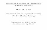 Materials Failure Analysis of Cylindrical Supercapacitors_LESC_ClintLuna