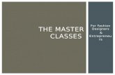Master Classes outline presented by colleen jack