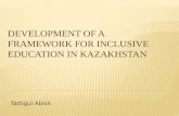 Inclusive school in Kazakhstan