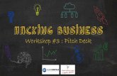 Hacking Business 3 : Pitch Deck