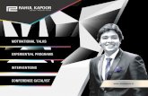 Rahulkapoor Motivational Speakers Bangalore-Profile