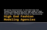 High end fashion modeling agencies