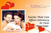 Factor That Can Affect Intimacy In Your Marriage