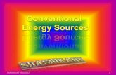 Conventional energy sources shashikant