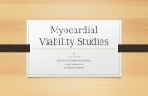Myocardial viability studies